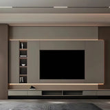 Customized living room suspended TV cabinet